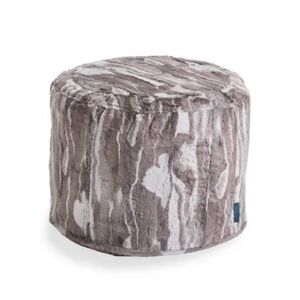 EUC Lovesac Squattoman Cover in Silver Liger Phur